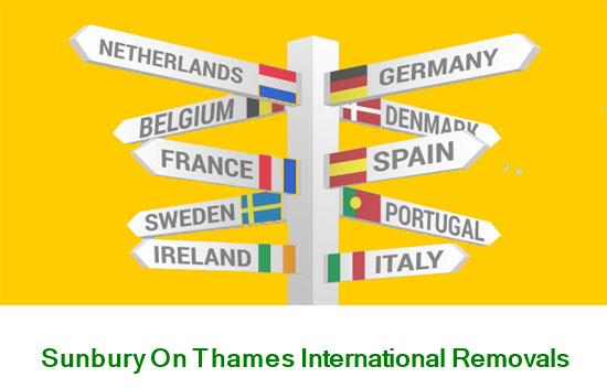 Sunbury On Thames international removal company